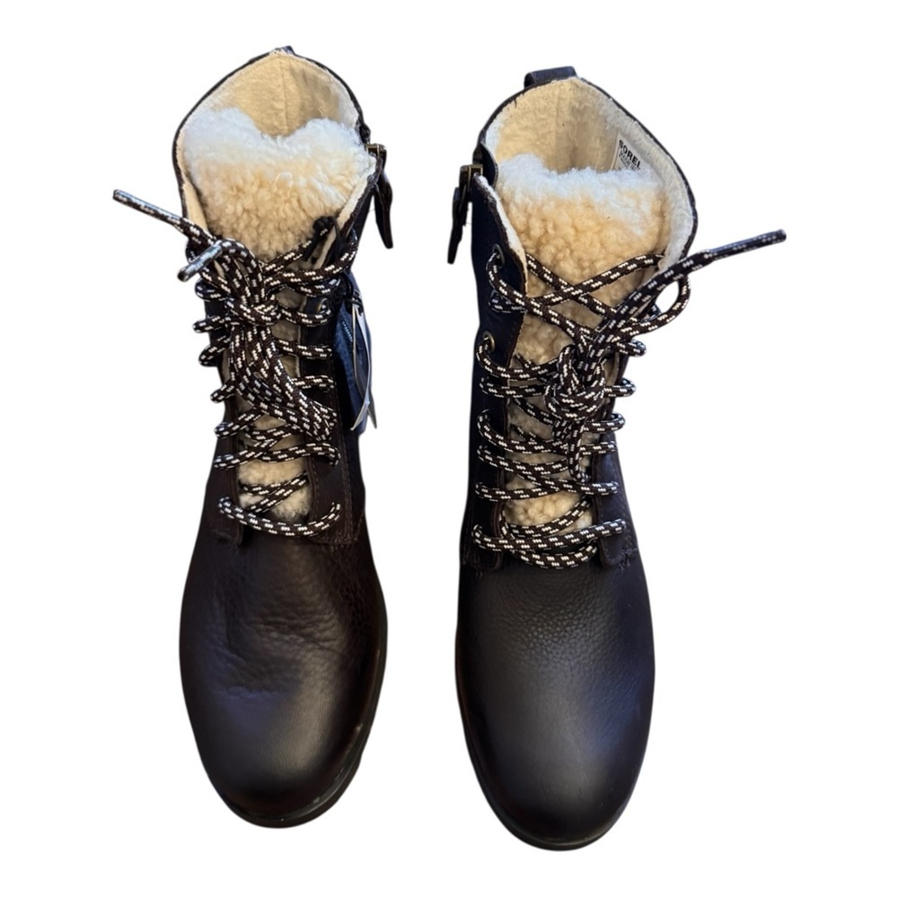 Sorel Women's Emelie Short Lace Cozy Leather Boot- Waterproof NWT - Picture 9 of 11